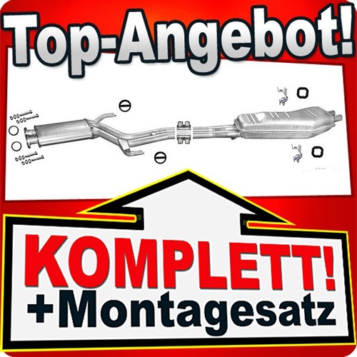 Auspuff für bmw 525 - für, (e34)